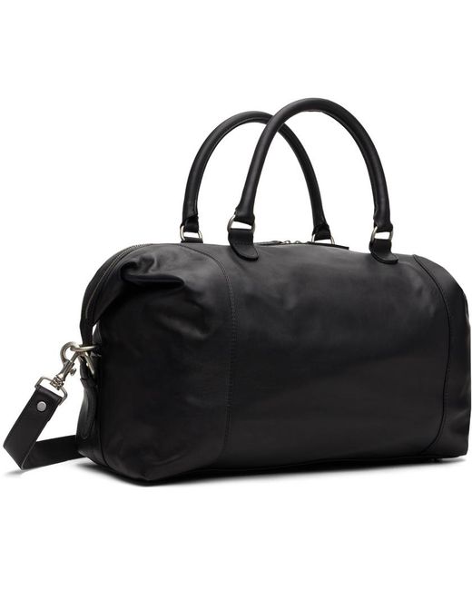 Officine Creative Black Jules 02 Duffle Bag for men