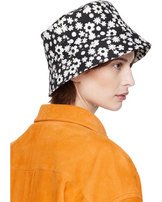 Marni Orange Pop Fields Bucket Hat