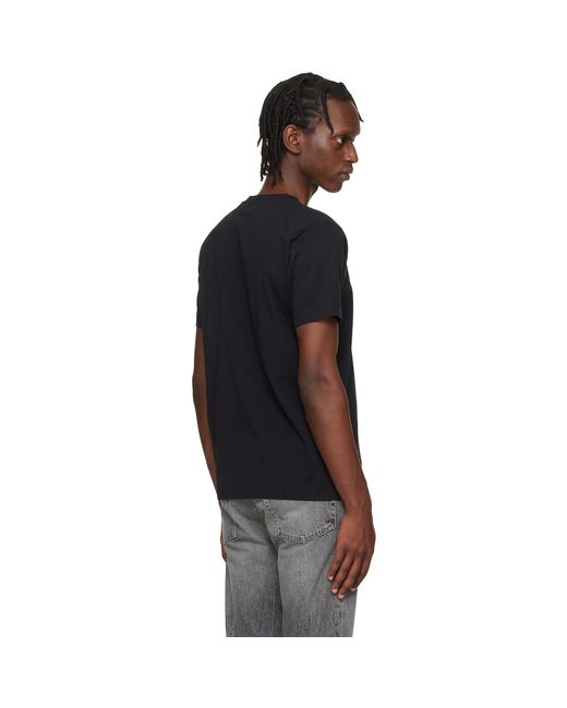 Off-White c/o Virgil Abloh Black Small Arrow Slim Logo T-Shirt for men