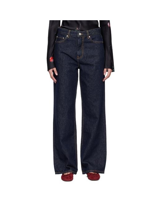 Ganni Blue Izey Jeans