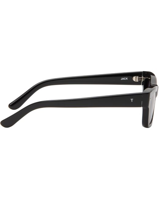 THISTLES Black 'The Jack' Sunglasses
