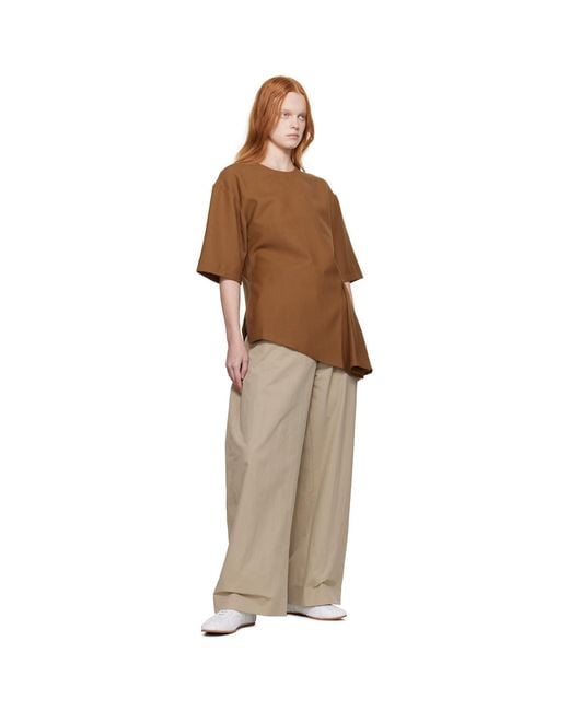 Studio Nicholson Brown Vichy Top