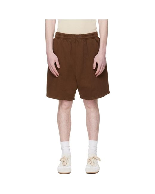 Entire studios Brown Standard Sweat Shorts for men