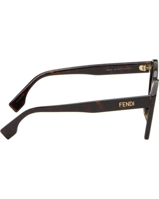Fendi Black Lettering Sunglasses