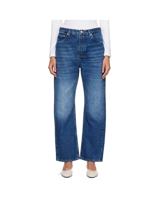 Studio Nicholson Blue Denjo Straight Leg Jeans
