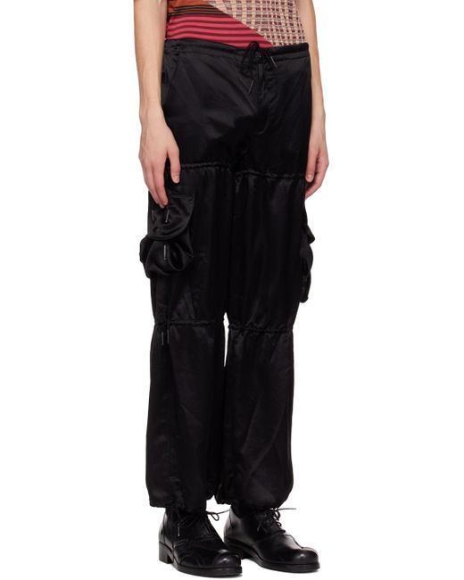 Anna Sui Black Ssense Exclusive Cargo Pants for men