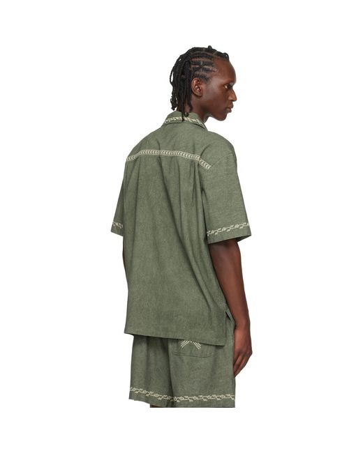 Isabel Marant Green Zekim Shirt for men