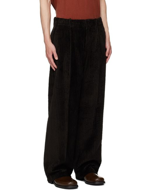 Our Legacy Black Borrowed Chino Trousers for men