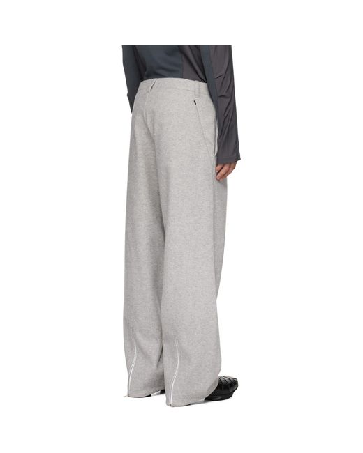 J EONGL I Black Hybrid Wool Cicada Trousers for men