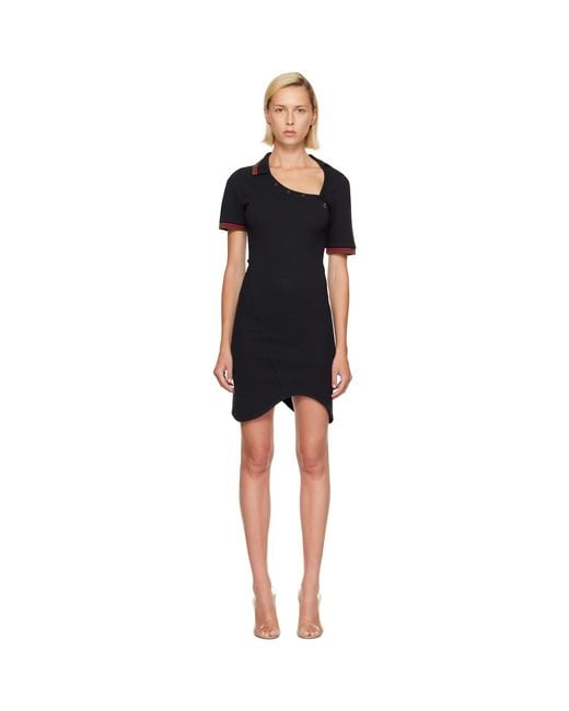 Vivienne Westwood Black Glory Polo Minidress