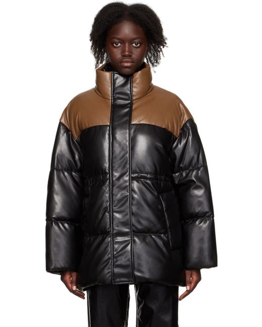 Stand Studio Black Milani Fauxleather Jacket Lyst