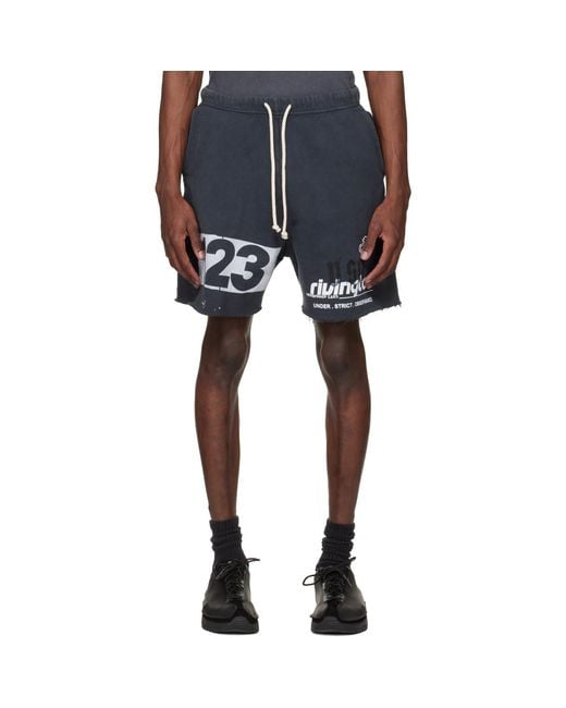 RIVINGTON roi Rebis Blue Membership Uso Shorts for men