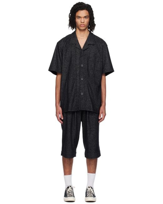 MASTERMIND WORLD Black Lounge Pyjama Set for men