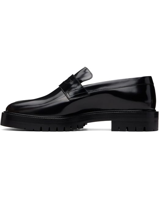 Maison Margiela Black Tabi Loafers for men