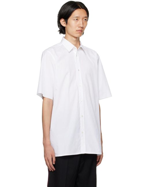 Maison Margiela White Vented Shirt for men