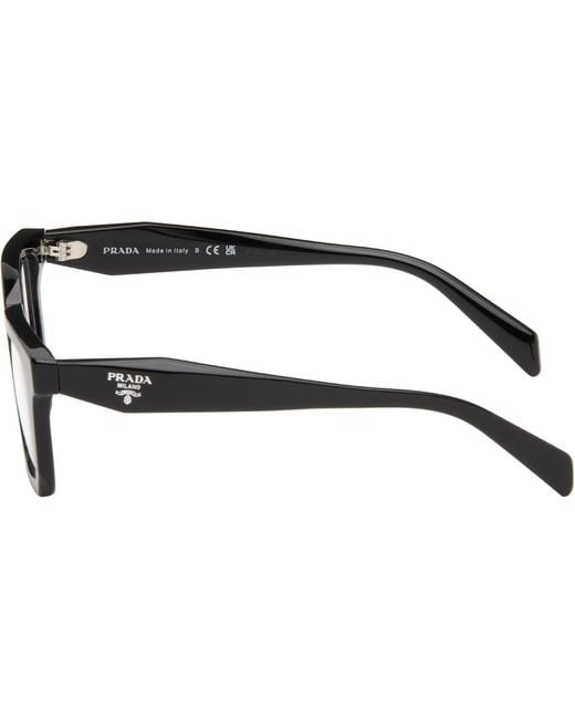 Prada Black Square Glasses