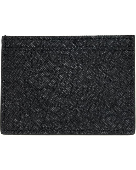Vivienne Westwood Black Orb Flat Card Holder