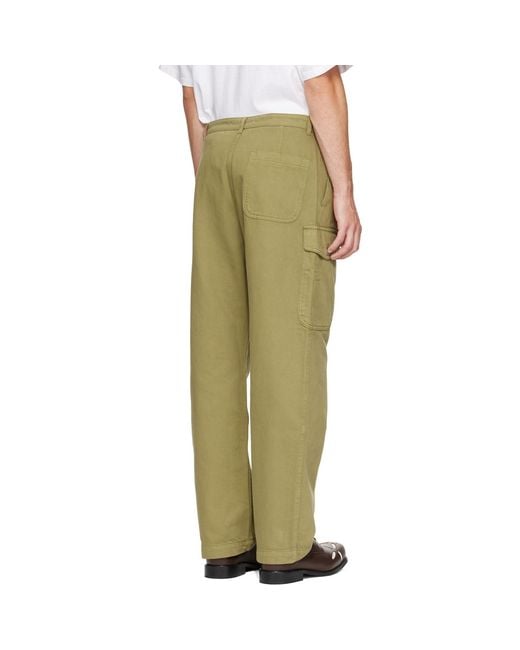 GIMAGUAS Green Khaki Samuel Cargo Pants for men