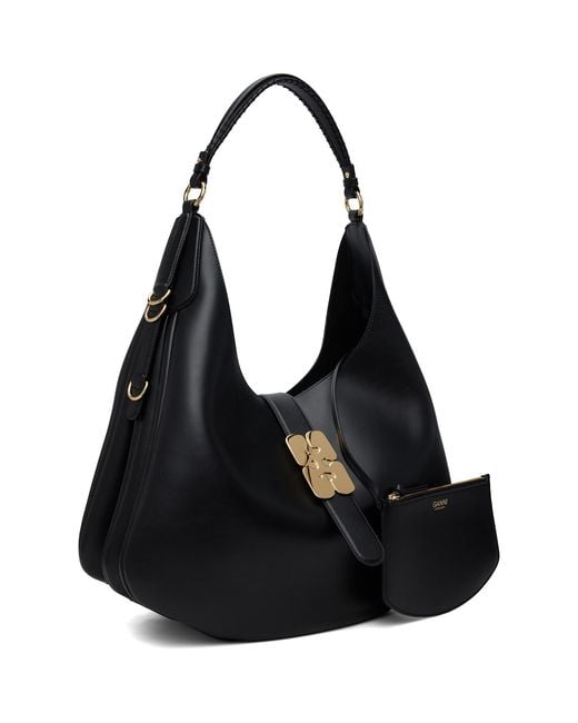 Ganni Black Large Kat Bag