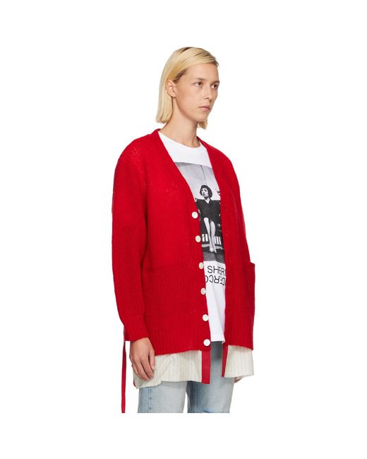 Undercover Red Up2F1901 Cardigan