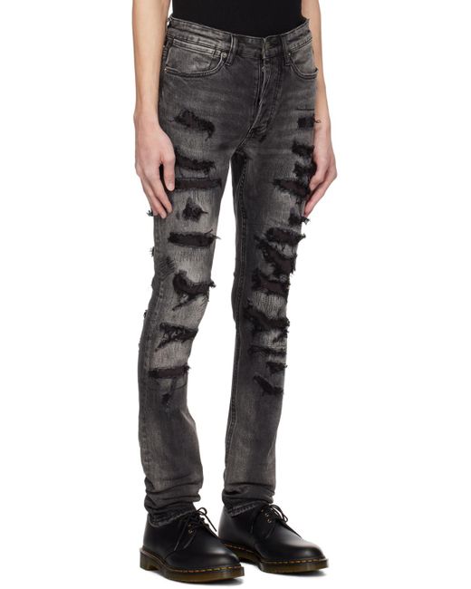 Ksubi Black Van Winkle Tektonik Jeans for men