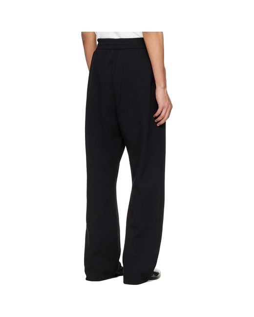 Fear Of God Black Double Knit Flared Jogging Trousers for men