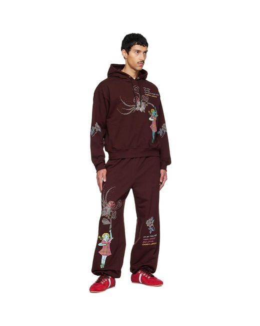 Chopova Lowena Red Feelings Awe Hoodie for men