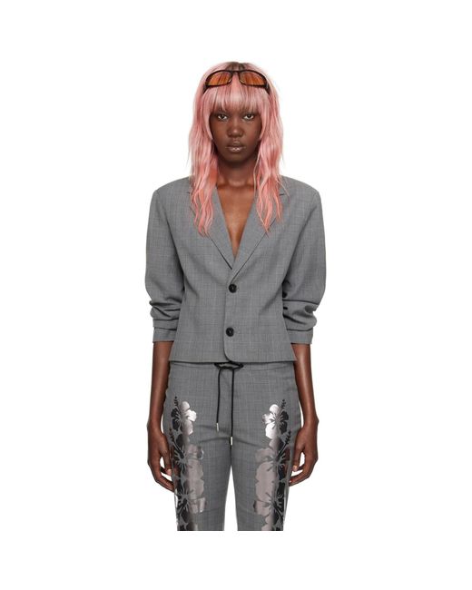 Im Sorry by Petra Collins Black Ssense Exclusive Mimi Wade Edition Shrunken Blazer