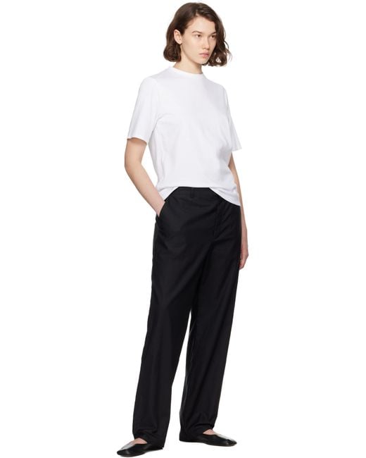 The Row Black Zuzanna Trousers