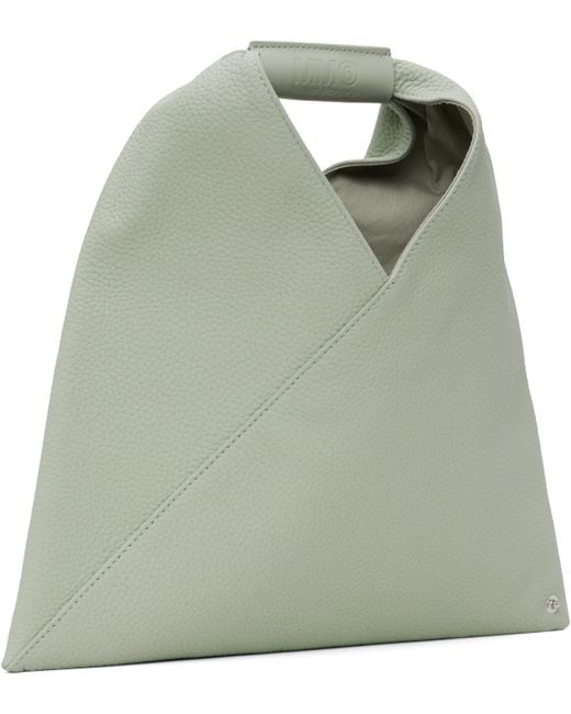 MM6 by Maison Martin Margiela Green Mini Triangle Tote
