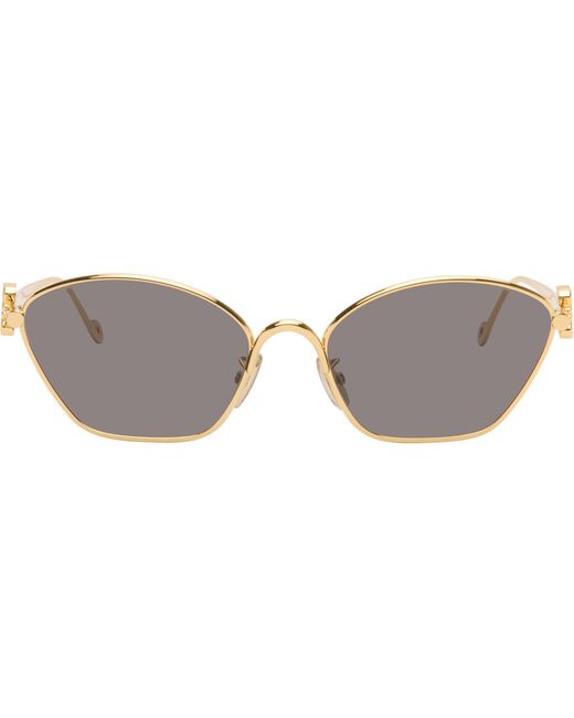 Loewe Black Anagram Hexagonal Sunglasses
