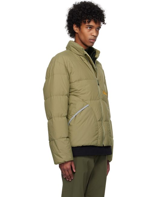 NANGA Green Khaki Mazeno Ridge Down Jacket for men