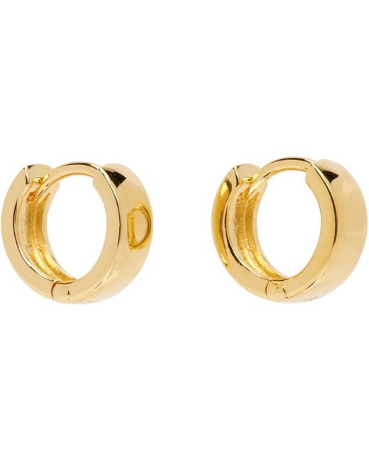 Sophie Buhai Black Medium Edo Hoop Earrings