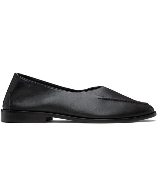 Hereu Black Juliol Slip-On Loafers for men