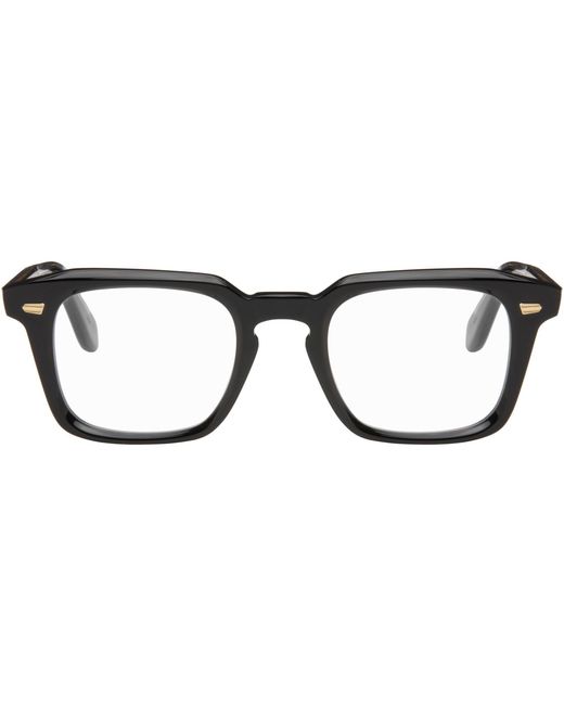 Cutler & Gross Black 1416 Square Optical Glasses for men