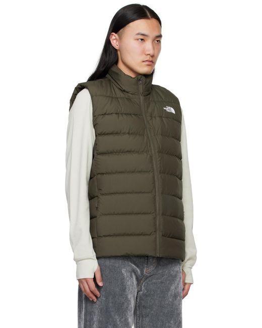 The North Face Black Khaki Aconcagua 3 Down Vest for men