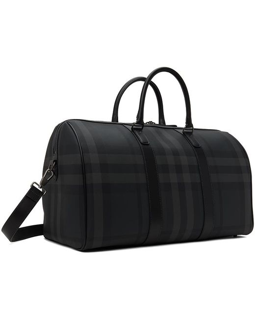 Burberry Black Faux-leather Duffle Bag for men