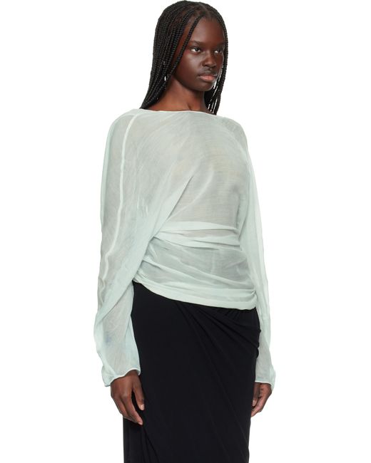Christopher Esber Black Latticed Lace Shrug Top