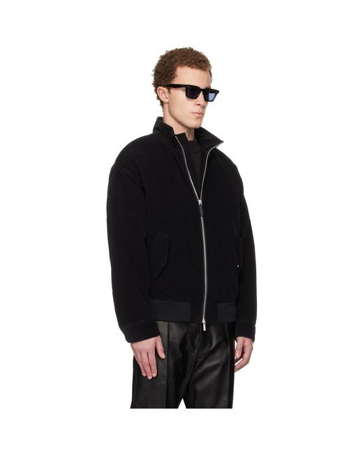 Ferragamo Black Insulated Jacket for men
