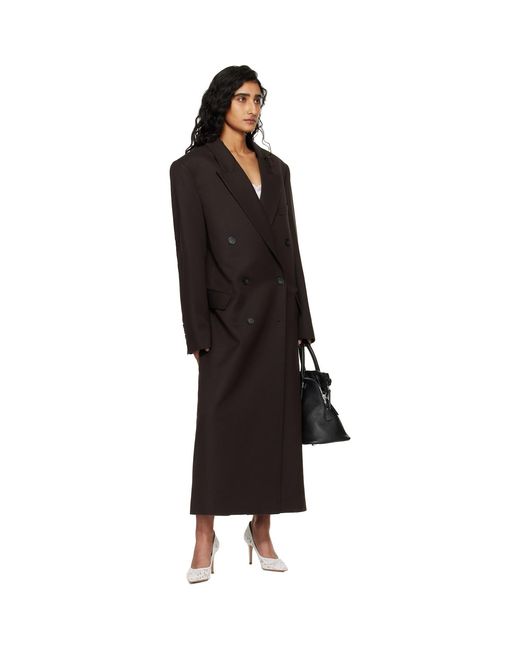 Frankie Shop Black Jane Long Coat
