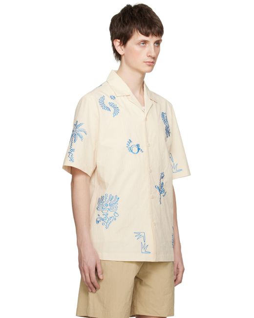 Nanushka Natural Off-white Bodil Shirt for men