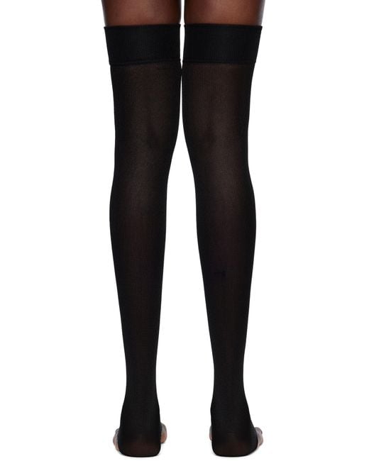 【関税込み】Julie Kegels ブラック Thong ソックス Black Thong Socks by Julie Kegels on Sale
