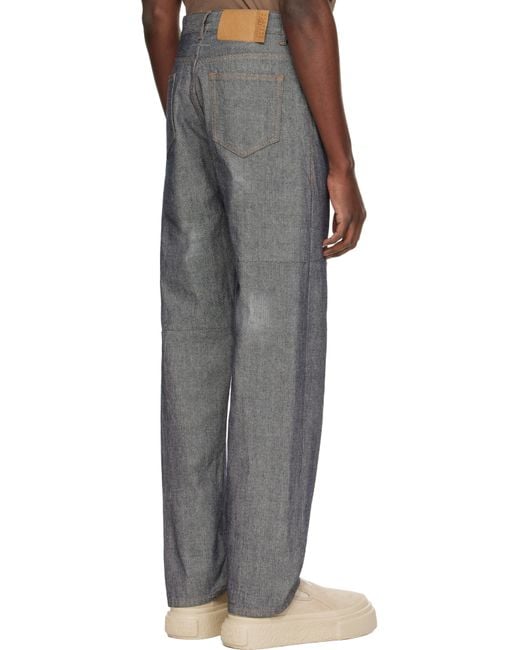MM6 by Maison Martin Margiela Black Straight-Leg Jeans for men
