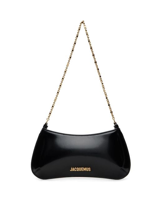 Jacquemus Black Winter Retreat 'The Small Bisou Chaîne' Bag
