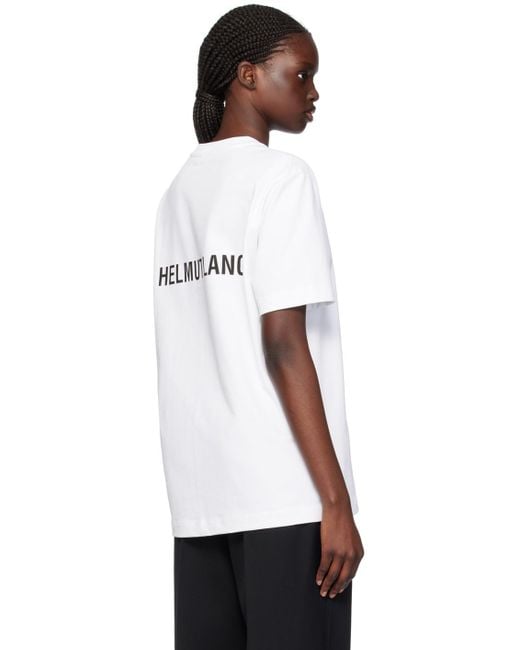 Helmut Lang White Heavyweight T-shirt