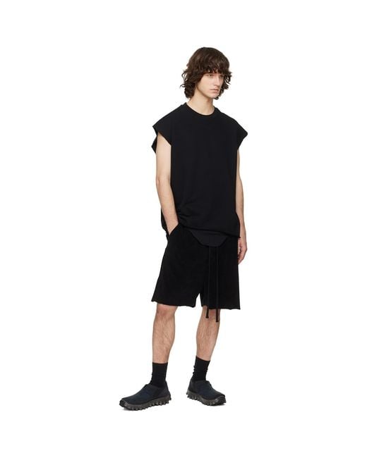 Thom Krom Black M St 517 Shorts for men