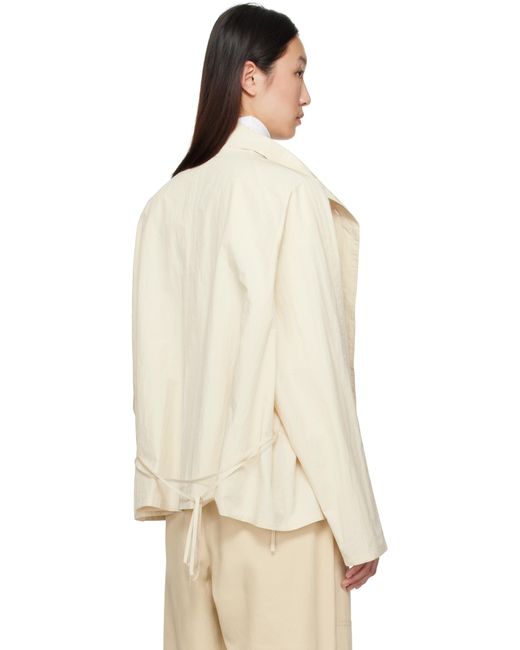 LE17SEPTEMBRE ベージュ Scarf ショート トレンチジャケット Natural