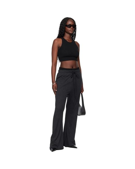 Fear Of God Black Holiday Jersey Flare Lounge Pants