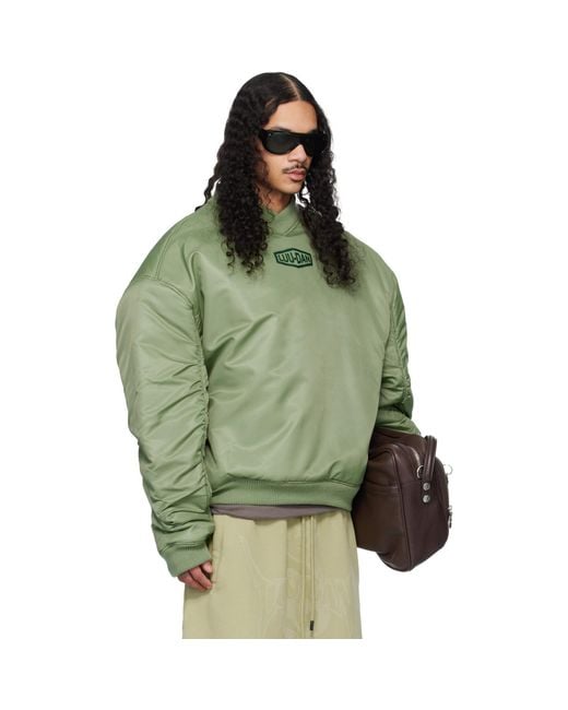 Lu'u Dan Green Unibomber Sweatshirt for men