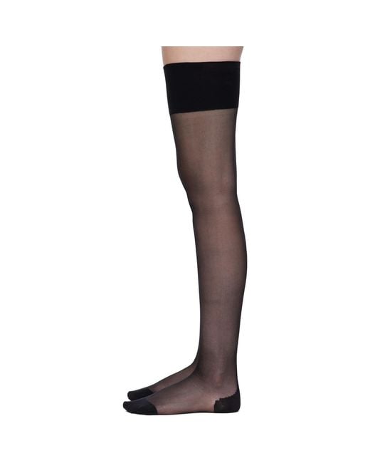 Agent Provocateur Black Amber Stocking Socks